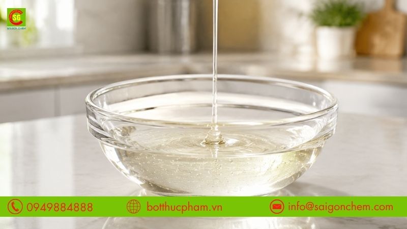 High Fructose Corn Syrup 55% có dạng lỏng